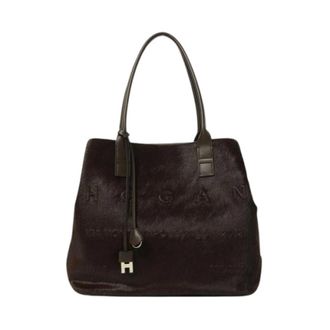 Hogan Tassen, Dames, Bruin, ONE Size, Tote Bags