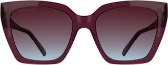 Kendra Scott Dira 56mm Gradient Tea Cup Sunglasses in Cyclamen at Nordstrom