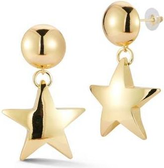 Sphera Milano Star Drop Earrings in Gold at Nordstrom Rack