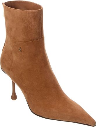 Jimmy Choo London Cycas 80 Suede Bootie