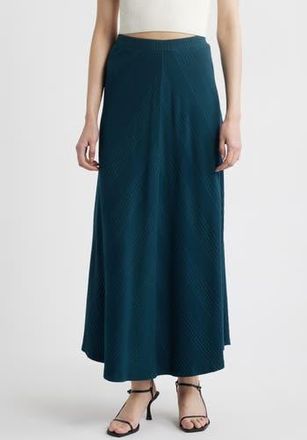 Wyeth Nyc Hart Chevron Knit Midi Skirt in Tide at Nordstrom Rack, Size Small