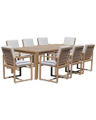 Pangea Home Harbor 9Pc Outdoor Dining Set
