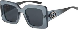 Gucci Zonnebrillen - Dames - Zonnebrillen - Grijs - 49 MM - Accessoires