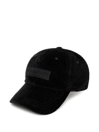 Napapijri F-Aar corduroy logo-patch cap - Zwart