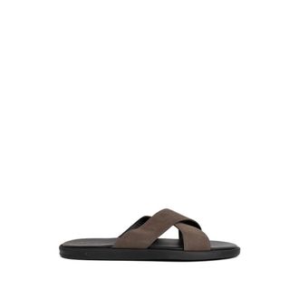 Doucal's Sliders, male, Gray, Size: 10 US Sandalo