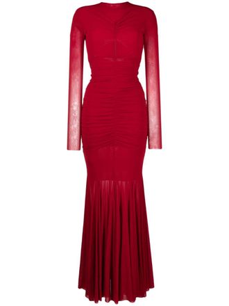 Philosophy di Lorenzo Serafini Abito lungo con dettaglio cut-out - Rosso