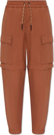 Moncler Cargo Broek - Dames - Wijde Broeken - Bruin - S - Broeken