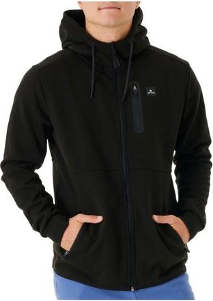 Rip Curl Anti Series Departed Zip Through Fleecejacke f&uuml;r Herren | schwarz