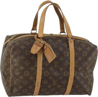 Louis Vuitton Pre-owned Weekend Bags, female, Brown, Size: ONE SIZE Pre-owned Vintage Monogram Canvas Travel Duffle Bag