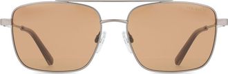 Ted Baker TB1720 910 Mens Sunglasses Silver Size 56