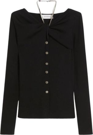 Sportmax Black Boat Neck Cardigan