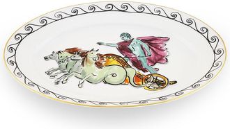 Ginori 1735 The Journey of Neptune - Empire Oval Flat Tray cm 34