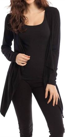 French Kyss Paige Cardigan In Black