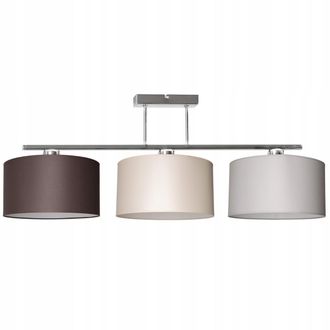 OEM L&aacute;mpara Colgante Moderna, Pantalla De Material Cromado, Led