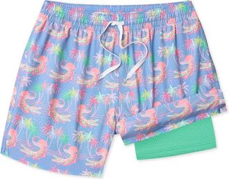 Chubbies Mens Rock A Crocs Classic Swim Trunk In Dusty Blue
