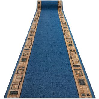 RugsX Rugsx - Runner anti-slip jena blue 120cm blue 120x750 cm