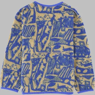 Patagonia Recycled Polyester Shearling Jacket - Blue
