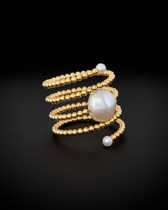 Italian Gold, Inc 18K Italian Gold Pearl Ring