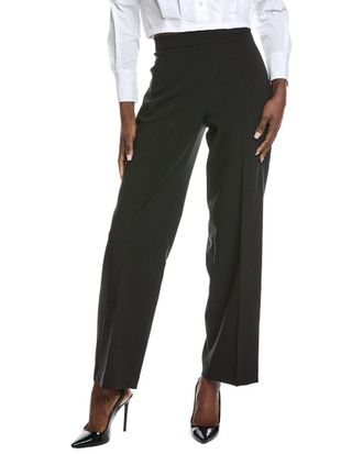Anne Klein High-Rise Pleated Wide Leg Pant