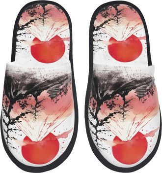 Generic Sliders Multicolor Tie Dye Swirl Art Lightweight Slippers Reusable Cotton Slippers For Big Kid Adult Trip M