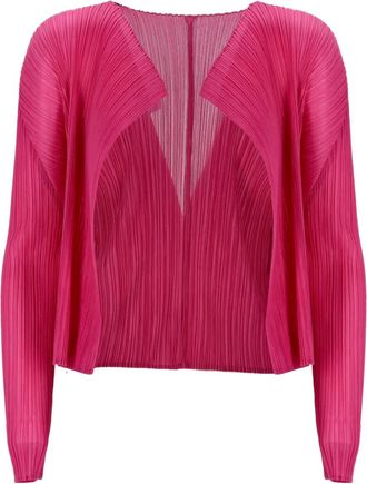 Pleats Please Issey Miyake Top met plooien - Roze