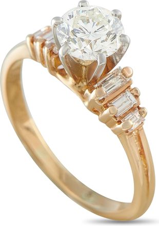 Luxury Bazaar 14K White Gold 1.10ct Diamond Ring MF01-082526