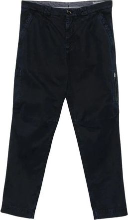 Brunello Cucinelli Rechte broeken - Heren - Straight fit broeken - Blauw - XL - Broeken