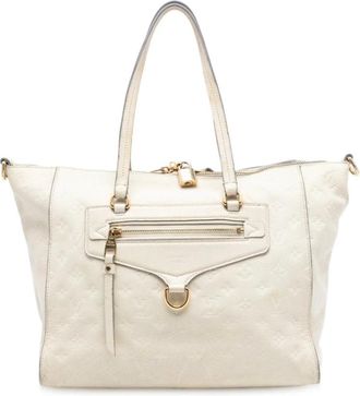 Louis Vuitton Pre-owned Tote Bags, female, Beige, Size: ONE SIZE Pre-owned Leather Tote Bag