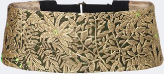 Dries Van Noten Cintura in jacquard floreale
