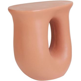 Beliani Beliani - Tavolino in fibra di vetro MgO arancione di forma irregolare resistente alle macchie uv Idro