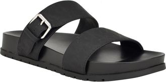 Calvin Klein Landesa Slide Sandal in Black at Nordstrom Rack, Size 5.5