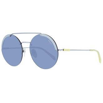 Emilio Pucci Emilio Pucci Womens Round Frame Sunglasses Blue Lenses Metal - One Size