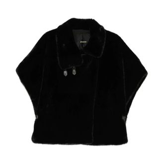 Pinko Pinko, Jassen, Dames, Zwart, XS, Polyester, Comodino Cape