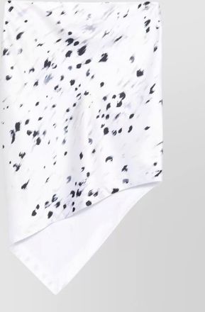 Iro printed asymmetric midi skirt