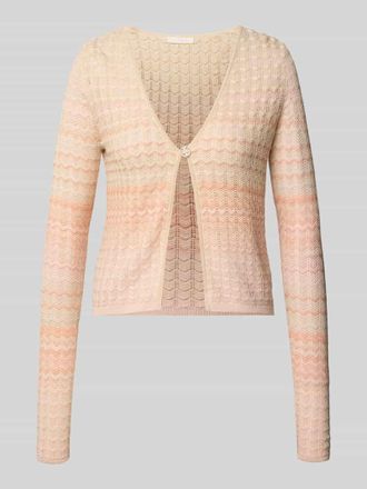 Guess Strickjacke aus Viskose-Mix Modell ROSALYN in Koralle, Gr&ouml;&szlig;e XL