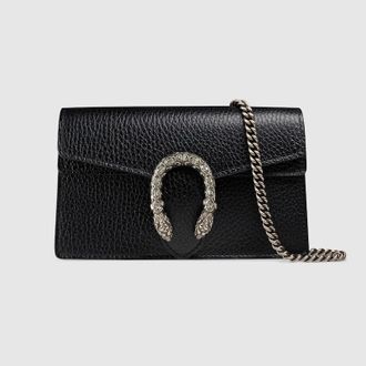 Gucci Dionysus Mini Bag, Black, Leather