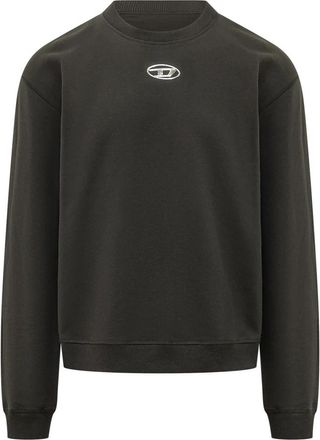 Diesel S-Norm-Iod Sweatshirt - Heren - Sweatshirts - Zwart - M - Katoen - Hoodies & sweatvesten