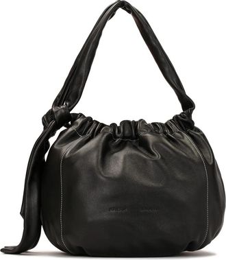 Kazar Zwarte zachte leren etui tas - Dames - Schoudertassen - Zwart - ONE Size - Leer - Tassen