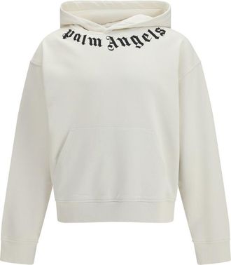Palm Angels Off White Regular Hoodie