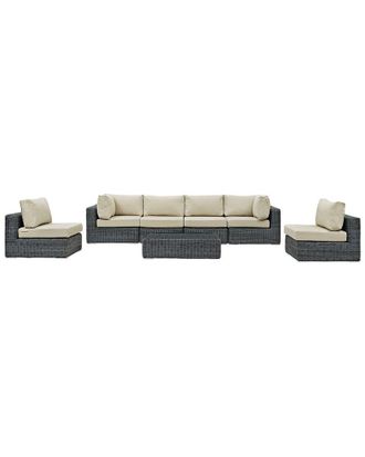 ModWay Summon 7-Piece Outdoor Patio Sunbrella Sectional Set