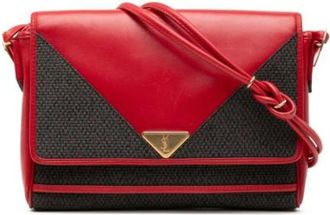 Saint Laurent Pre-owned Cross Body Bags, female, Multicolor, Size: ONE SIZE Pre-owned Vintage Shoulder Bag