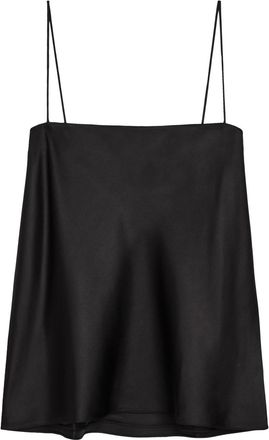 Another Tomorrow Silk top - Black - XS (UK6 / XS)