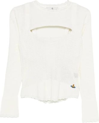 Vivienne Westwood Top con dettaglio cut-out - Toni neutri