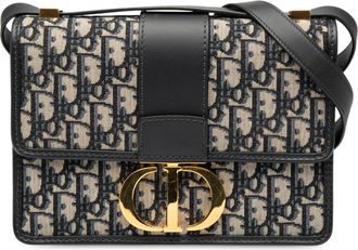 Dior Tweedehands Oblique Canvas 30 Montaigne Flap