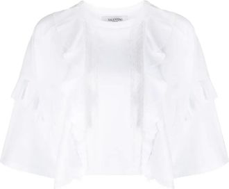 Valentino Mujer, Camisetas, Blanco, Talla: M