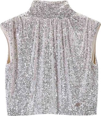 Karl Lagerfeld Sequins Party Top