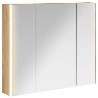 vidaXL Armario Con Espejo De Ba&ntilde;o Roble Artesanal 83,5 X 15,5 X 70 Cm Vidaxl
