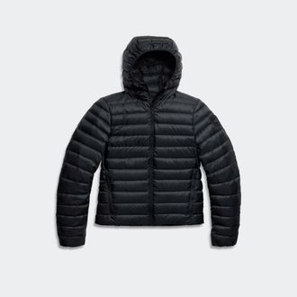 Canada Goose Manteau &agrave; capuchon Aethera Tonal Label (Femmes, Azurite Blue, TG)