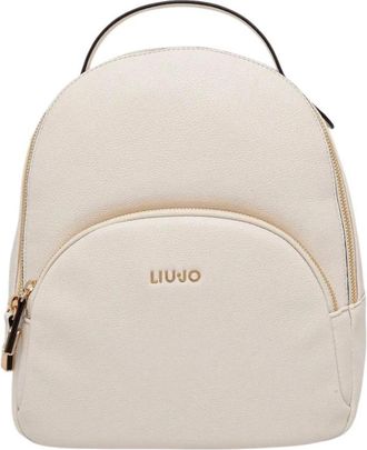 Liu Jo Manhattan M Backpack - Dames - Rugzakken - Beige - ONE Size - Tassen