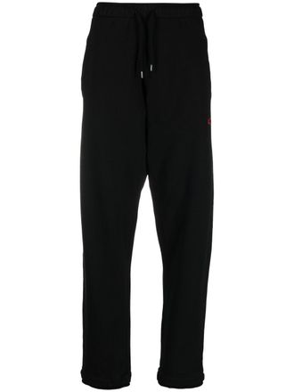 424 embroidered-logo track pants - men - Cotton - L - Black